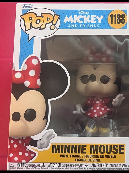 Disney Other - Funko Minnie Mouse /Mickey Mouse Vinyl Figure - Sold as set